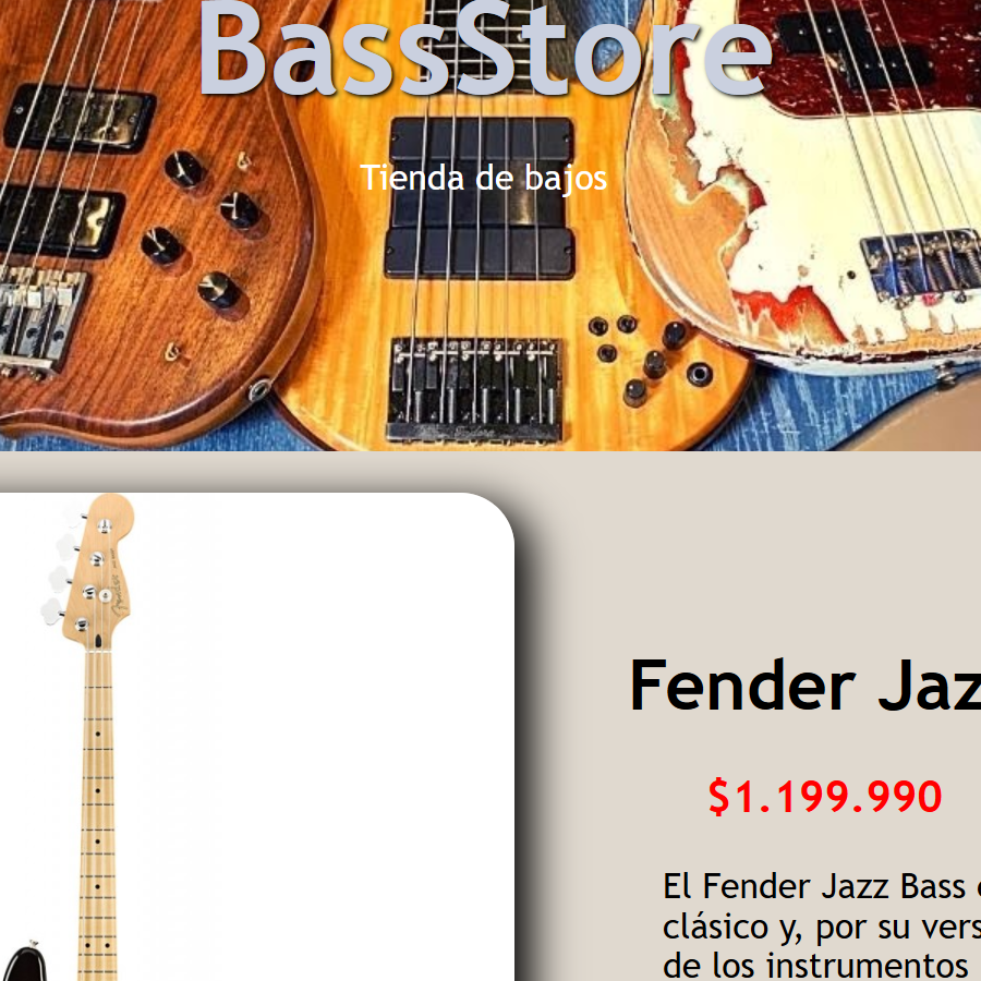 LandingPage de bajos
