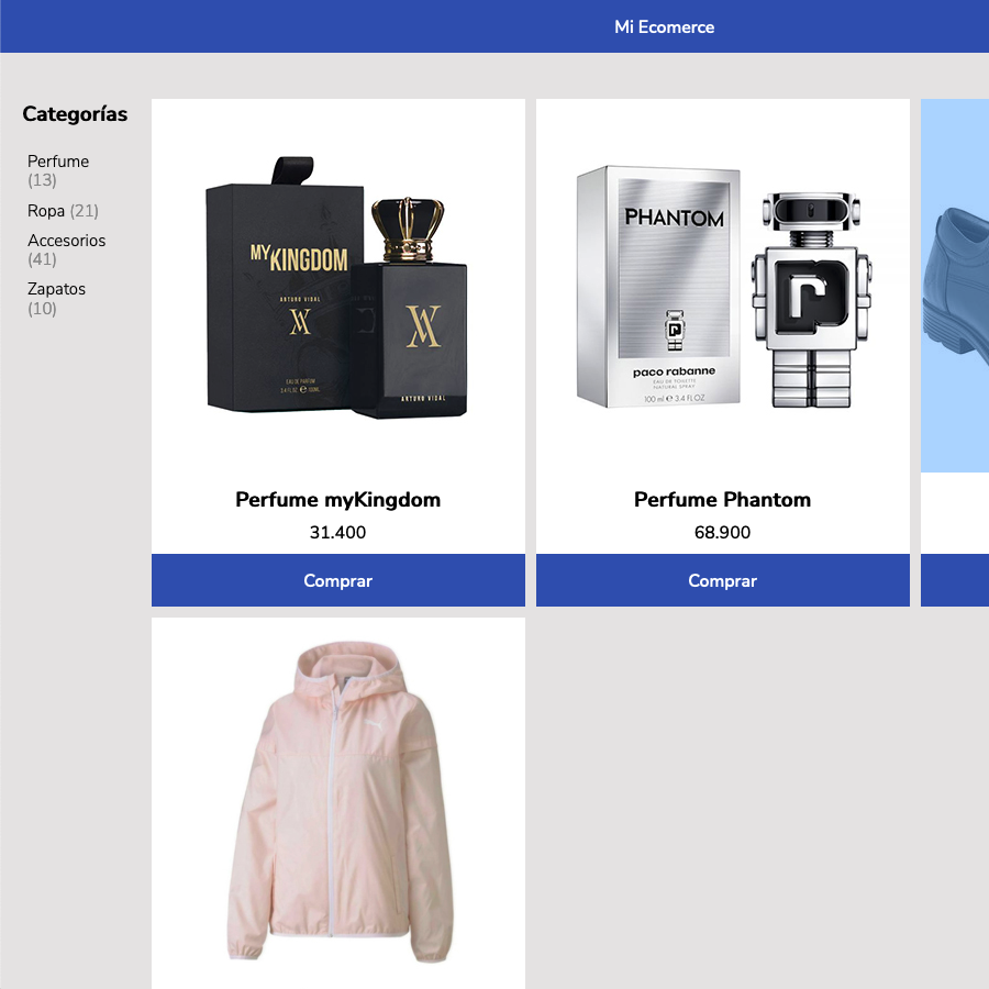 Maquetado de e-comerce