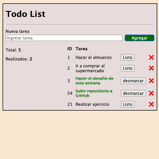 to do List